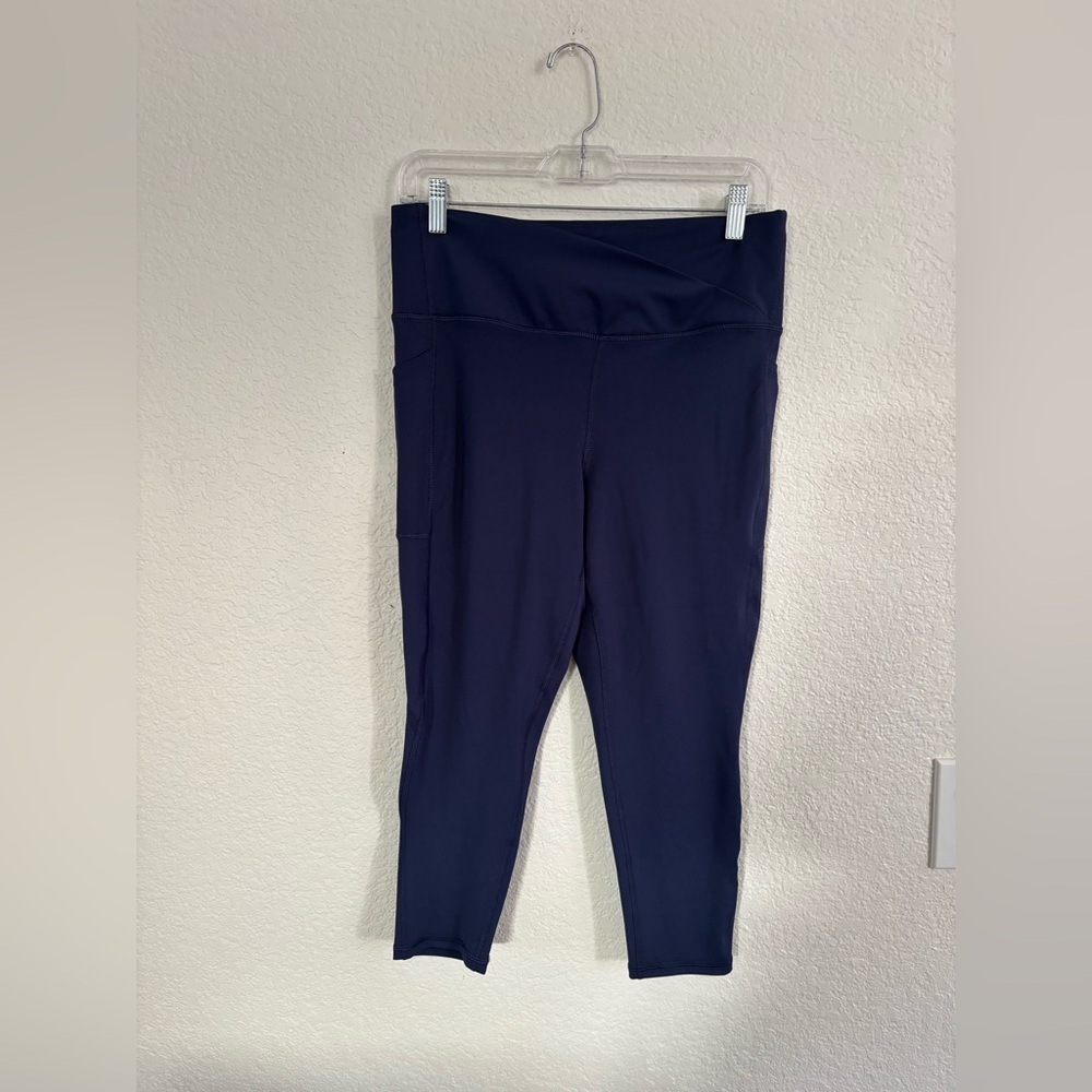 BSP Capri Navy Leggings Size L